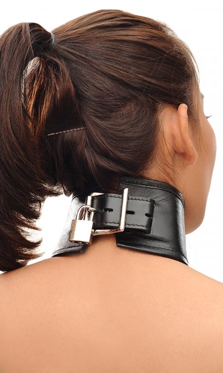 3 inch Leather Control Collar
