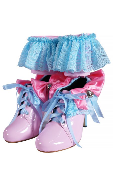 4 inch Lockable Sissy Kiss Shoes