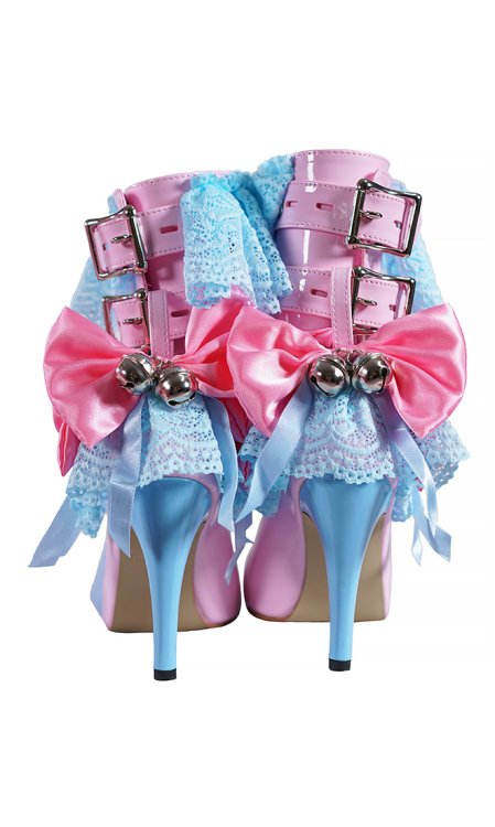 4 inch Lockable Sissy Kiss Shoes
