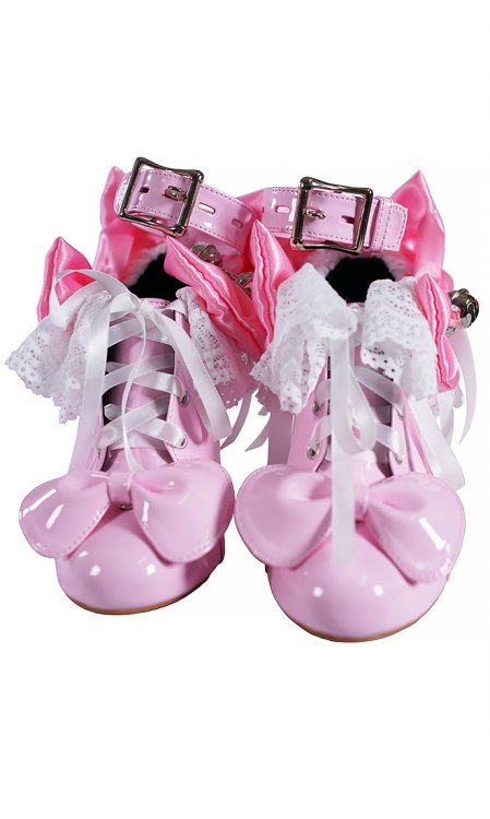 4 inch Lockable Sissy Prissie Shoes