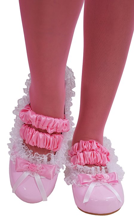 Frilly Sissy Mary Janes