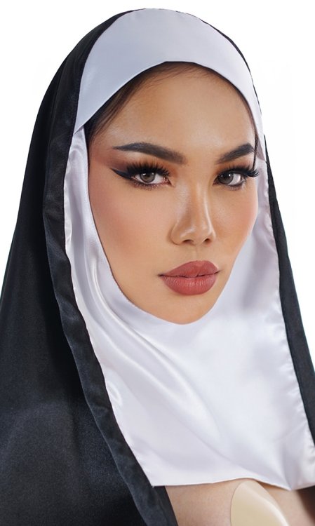 Satin Nun Habit (hat)