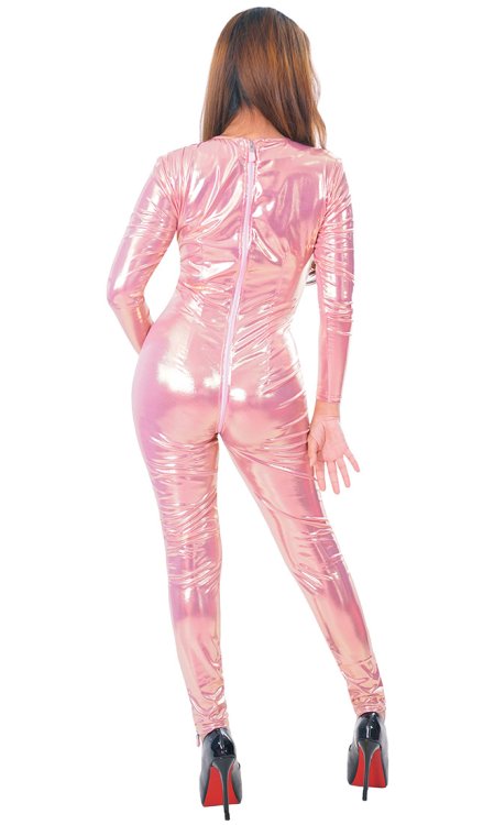 Luxury Collarless Holo Catsuit (Bimbo Edition)