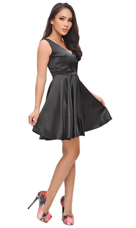 Moira Satin Dress [lbd100] - $55.00 : BirchPlaceShop Fashion and ...