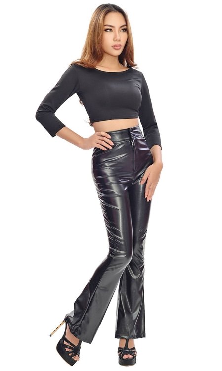 Aurora Leatherette Trousers [lbd504] - $57.96 : BirchPlaceShop Fashion ...
