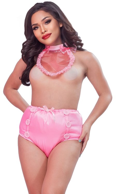 Buttons Bubble Sissy Panties