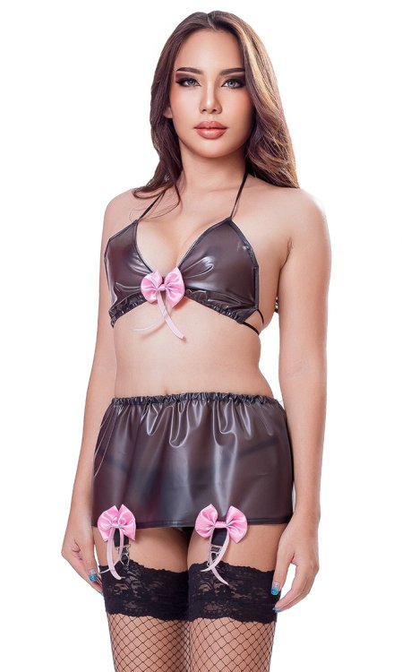 Annabella Plastic Suspender Belt