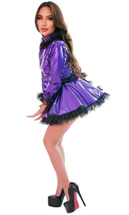 PVC Xara Maid (long sleeves, high neck)