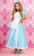 Alice-in-Wonderland Long PVC Dress