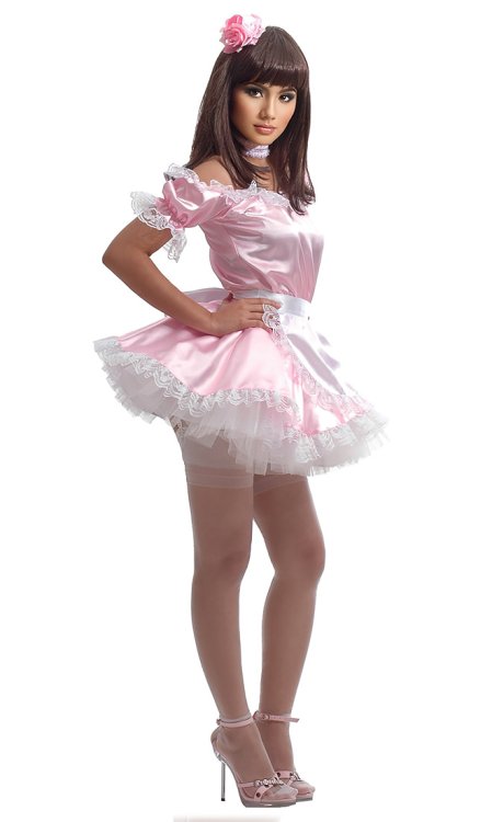 Pink Satin French Maid Sat101 10598 Birchplaceshop Fashion And