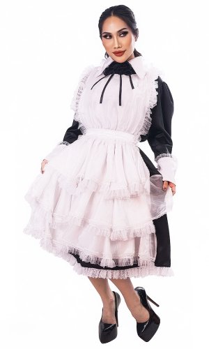Miss Milly Maid (Long Frilly Pinny) Miss Milly Maid (Long Frilly Pinny)