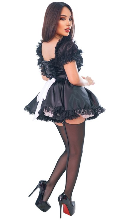 Eloise Luxury Satin French Maid