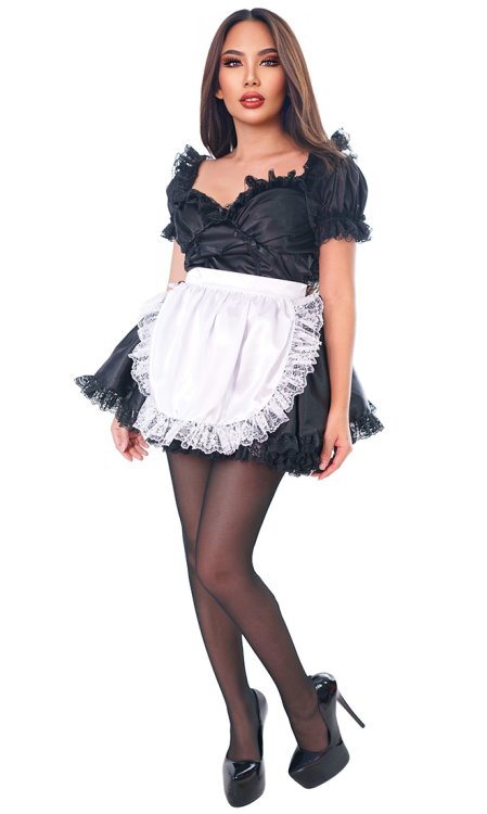 Eloise Luxury Satin French Maid