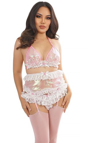 Meli Glass-Silk Suspender Belt Meli Glass-Silk Suspender Belt