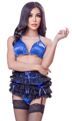 Tazziana Sissy Suspender Belt