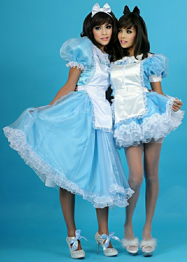 Alice in Wonderland Long Sissy Dress