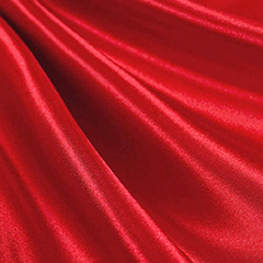 hot red satin