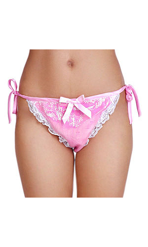 Bikini Melissa Satin and Glass-silk Panties