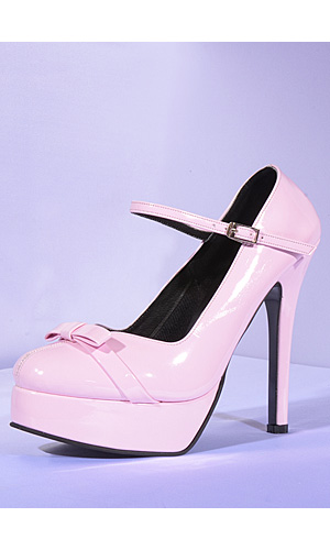 5 inch Jeanie Bow heels with platform