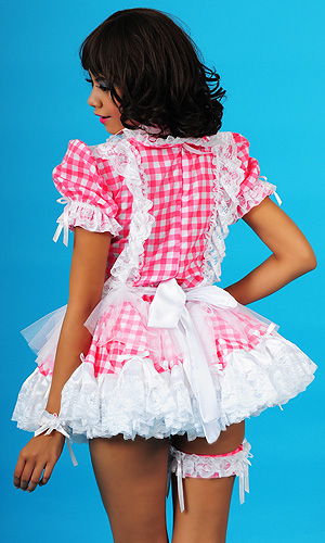 Annikka Gingham Sissy Maid Uniform