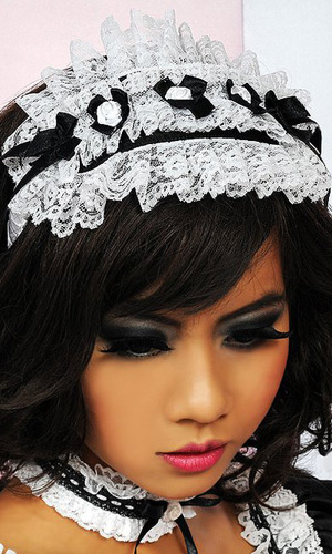 French Maid Lace headband