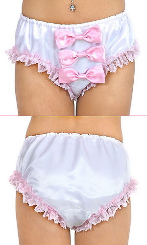 Babette Satin Panties with Bows