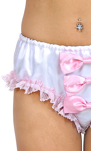Babette Satin Panties with Bows