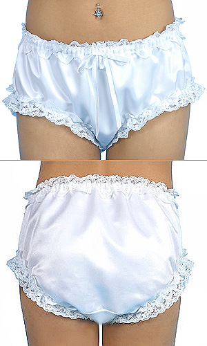 Bridal Lace-trimmed Satin Panties