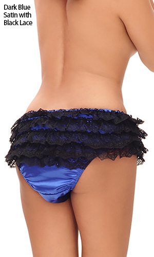 Vanessa Lace Covered Satin Panties