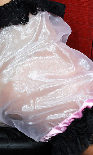 Shimmering glass-silk Bloomers