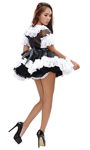 Gia Glass-silk and Lace French Maid