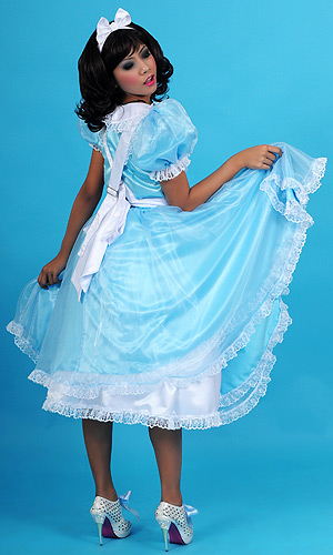 Alice in Wonderland Long Sissy Dress